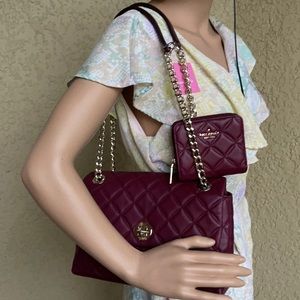 kate spade quilted leather bolsa
